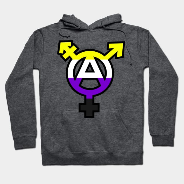 Anarcho-Nonbinarism Hoodie by WallHaxx